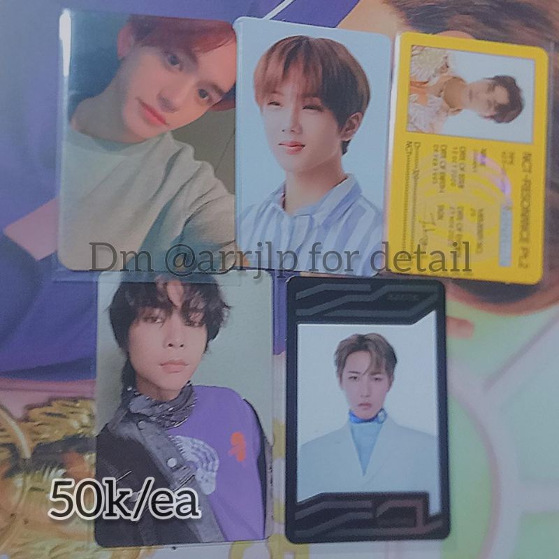 wts pc universe card renjun/johnny catharsis/lucas stranger/bene sm sg2022 jisung/idc johnny