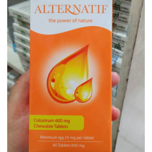 Alternatif Colostrum 600mg isi 60 tab hisap