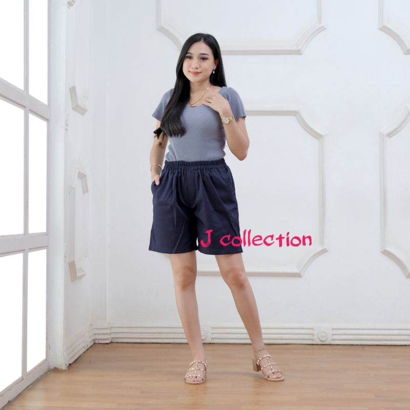 Celana Pendek Wanita/Hotpants/Short Pants Korea Full Karet/Hotpants Korea Terkini