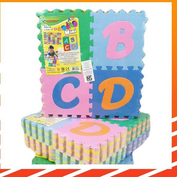 [KODE F5868] Puzzle EVAMAT Abjad AngkaMINI Puzle Matras Alas Lantai Evamats Tikar Karpet Playmat Mai
