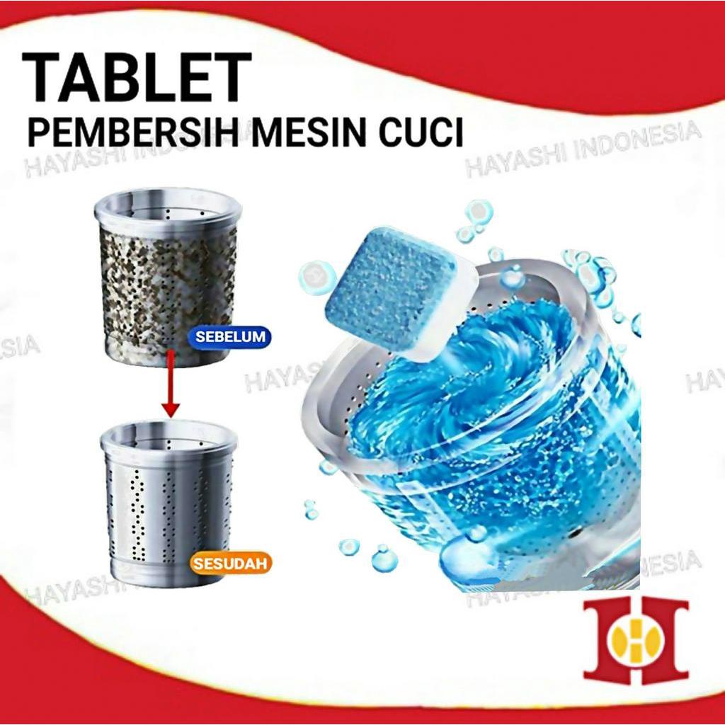 Tablet Pembersih Mesin Cuci Deep Cleaning Washing Machine ORIGINAL - 12pcs