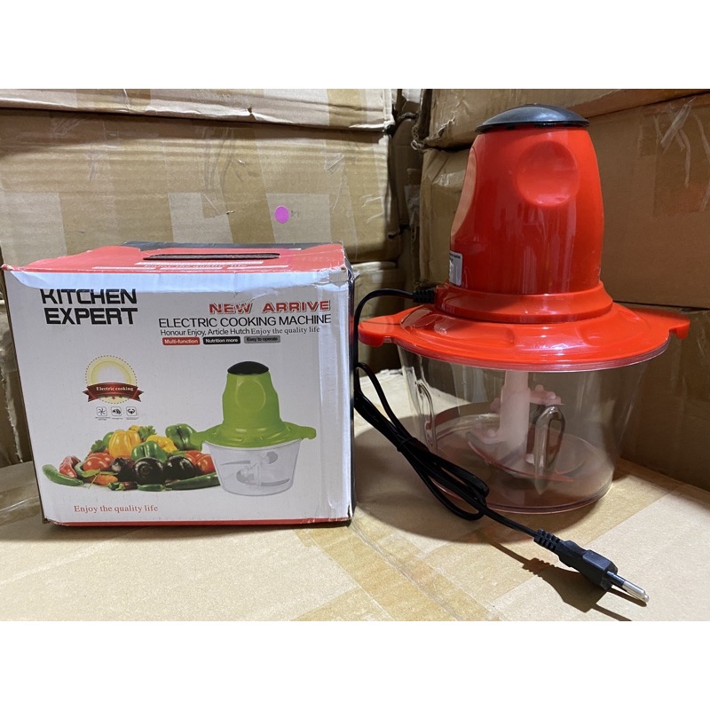 BLENDER PORTABLE CAPSULE CUTTER QUATRE ORIGINAL /  KAPSUL PENGGILING DAGING / BLENDER JUMBO-KTCHEX 4P - MERAH