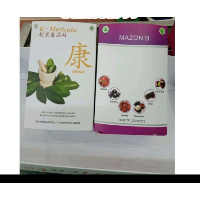 Paket Mazon B Berries Dan K-Muricata Obat Herbal