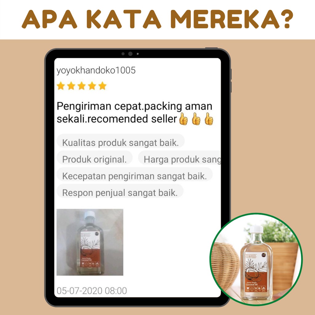 VCO Virgin Coconut Oil Minyak Kelapa Asli Murni Untuk Diminum Kesehatan