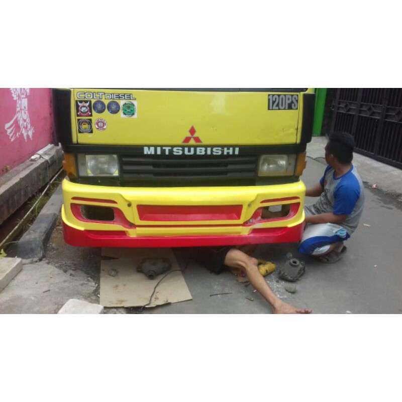 Bemper variasi depan truk ragasa