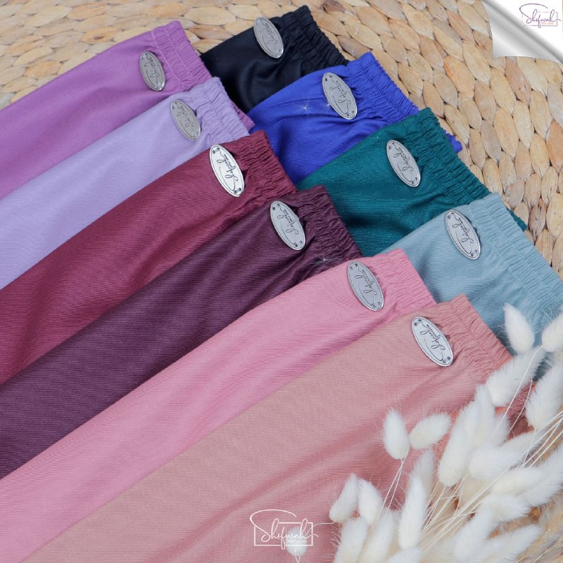 Shofwah Emyca Basic Dress Gamis Polos Bahan Katun Phoebe-4