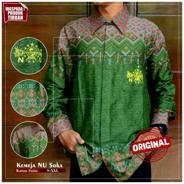 kemeja NU | kemeja batik NU | Nahdlatul Ulama | kemeja soka | Original NU | kemeja NU Original LPNU