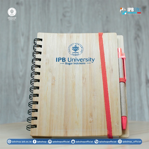 

Buku Notes IPB Kayu Cokelat