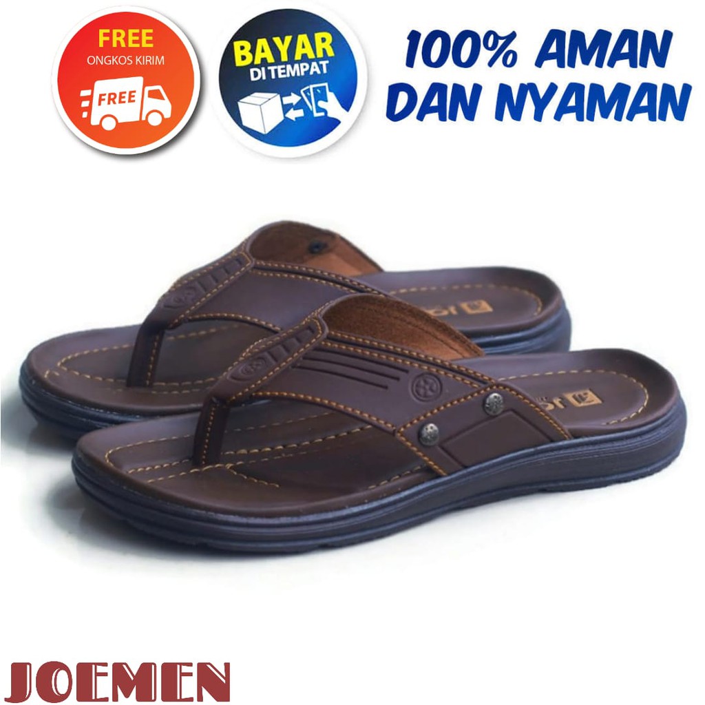 SANDAL KULIT  JOEMEN  S 020 ORIGINAL IMPORT KASUAL High 