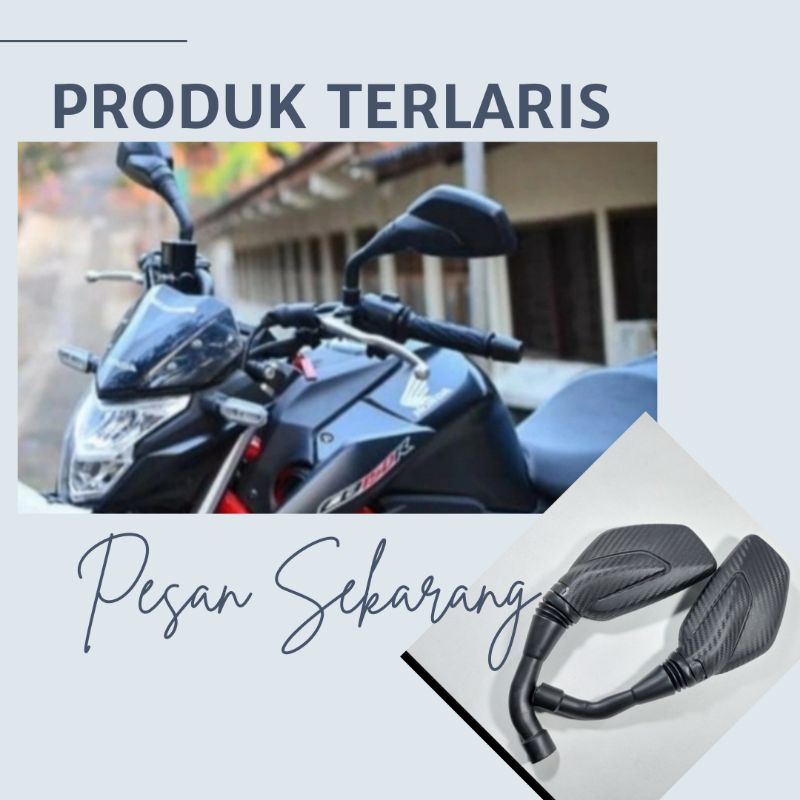 spion carbon model pulsar universal semua motor pnp yamaha honda