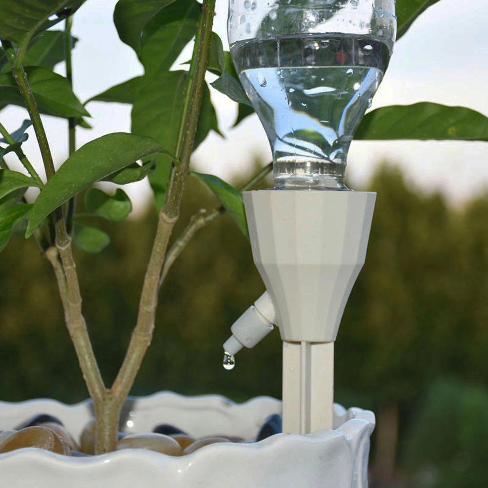 REBUY Otomatis Drip Spike Rumah Tangga Adjustable Perlengkapan Taman Bunga Tanaman Hias Penyiram Tanaman Indoor