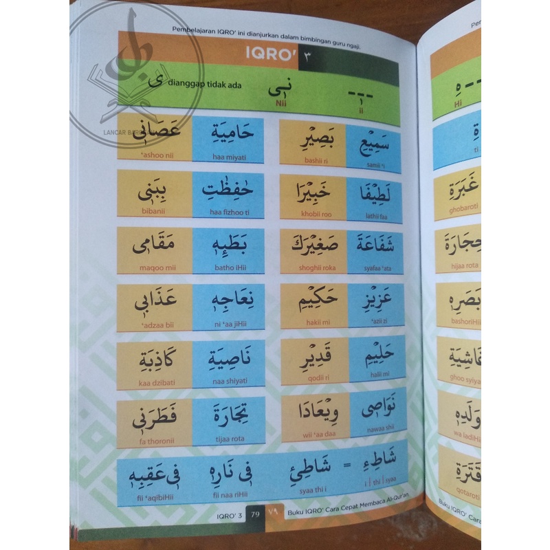 Buku IQRO Milenial Original, IQRO Transliterasi Latin Full Color
