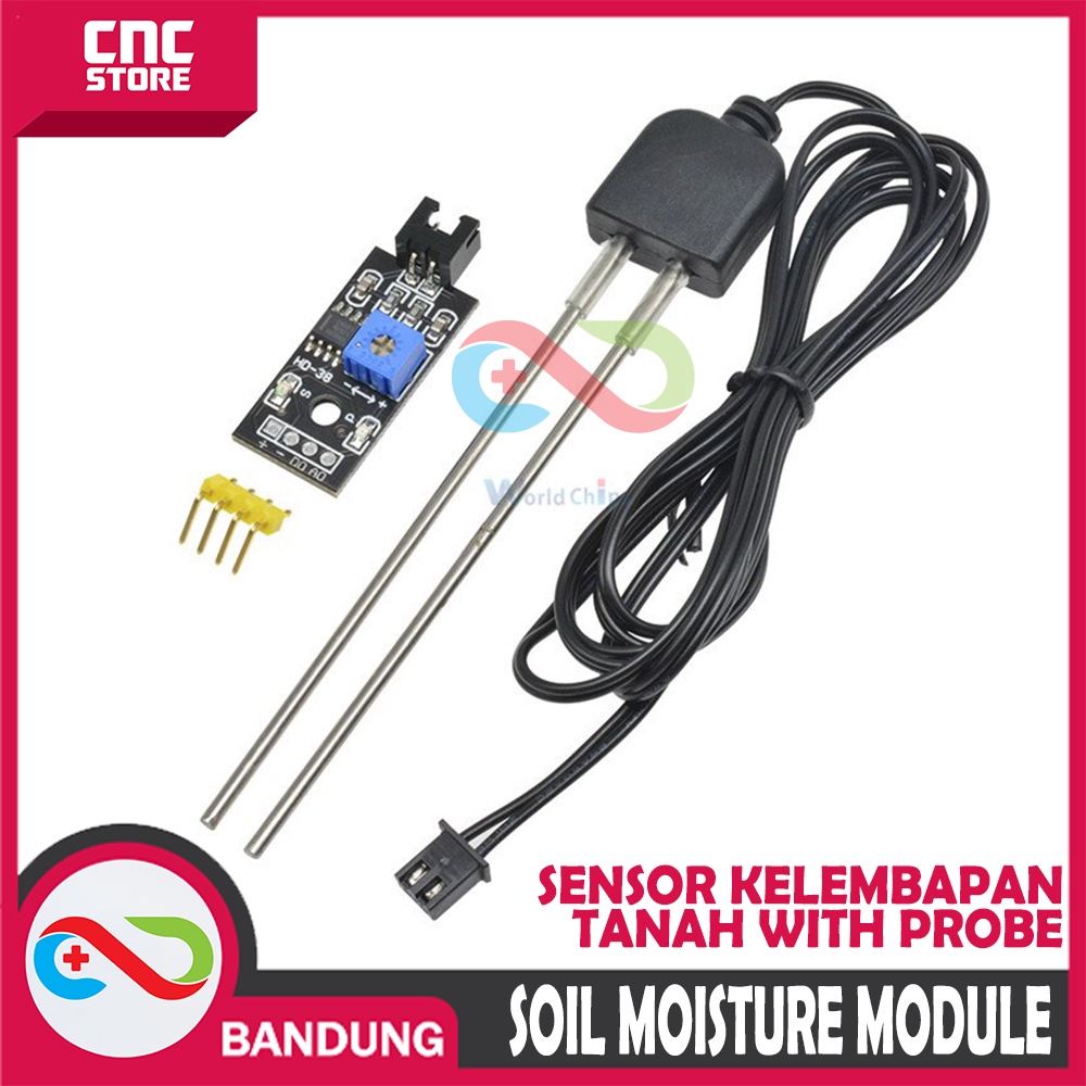 RESISTIVE HUMIDITY SOIL MOISTURE SENSOR KELEMBABAN TANAH ANTI KOROSI TAHAN KARAT FOR ARDUINO