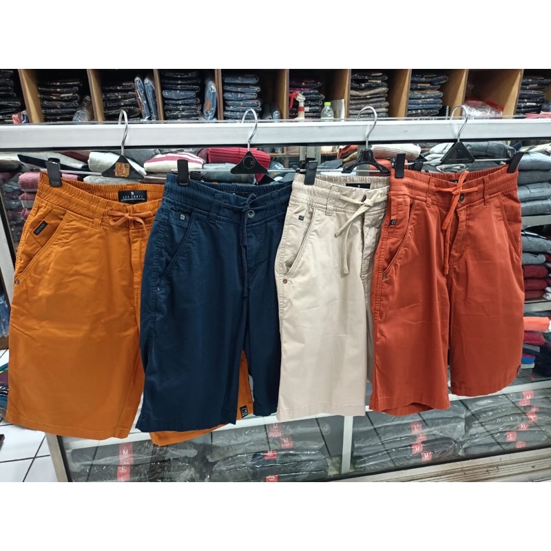 Lee Conti clana pendek 6Warna model Chinos