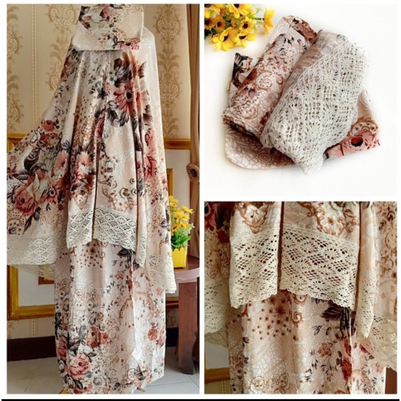 PROMOO-MUKENA DEWASA KATUN JEPANG ADEM MOTIF BUNGA-MUKENA TERBARU DEWASA-MUKENA JEPANG TERBARU-MUKEN