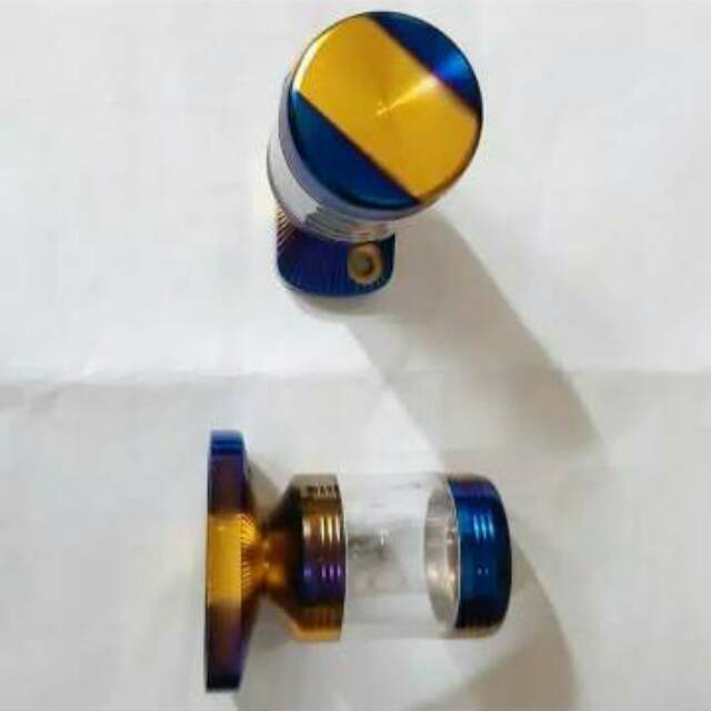 tutup minyak rem stempel kaca two tone honda beat lama/ baru VARIO Scoopy CB150R wave Sonic Revo gtr