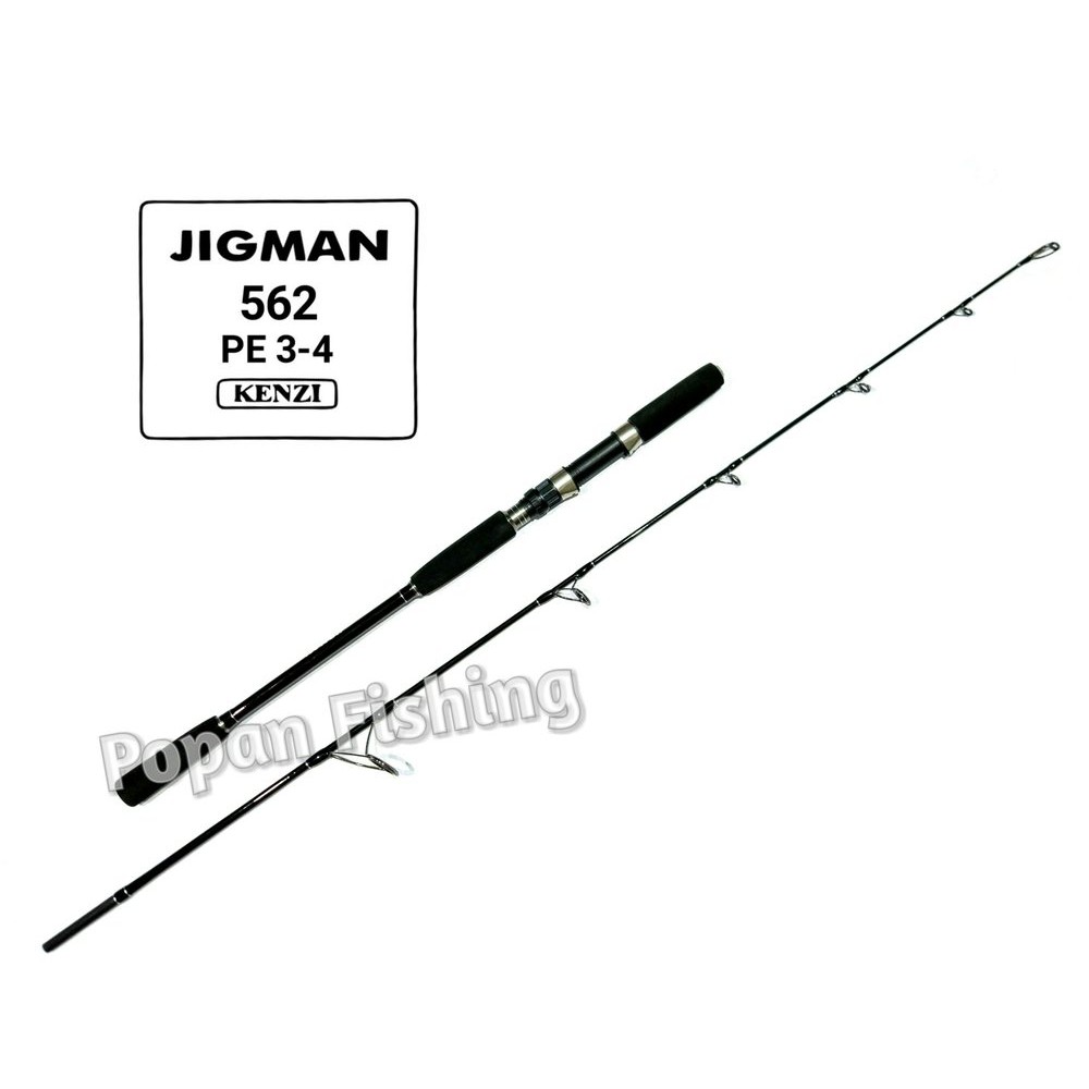 Joran Kenzi Jigman 562 PE 3-4 Jigging Rod Diskon