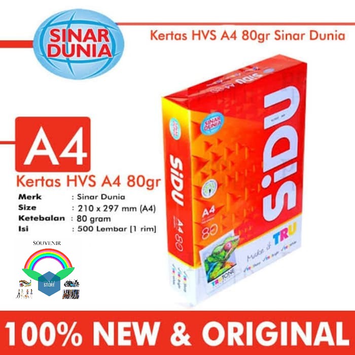 

KERTAS HVS A4 80 GSM