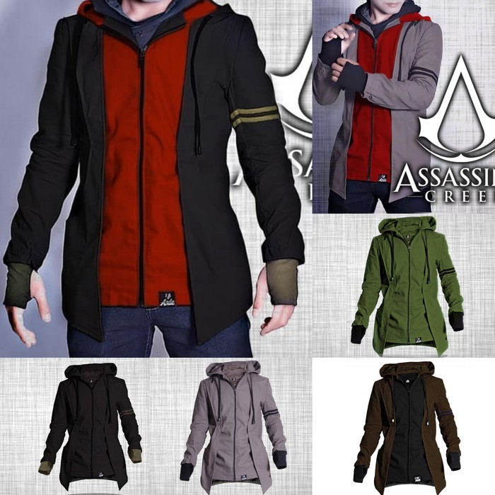 jaket hoodie assassin creed