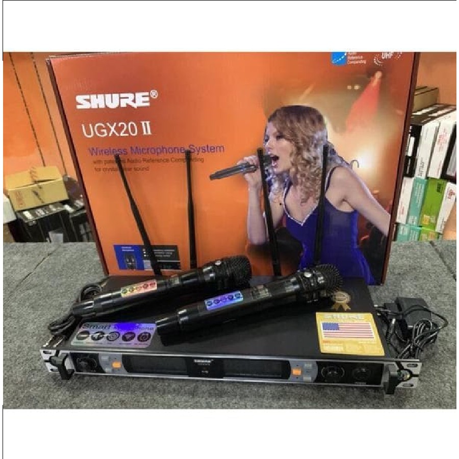 Mic Microphone Mikrofon Wireless Shure UGX 20 II UGX20II Handheld Multi Channel