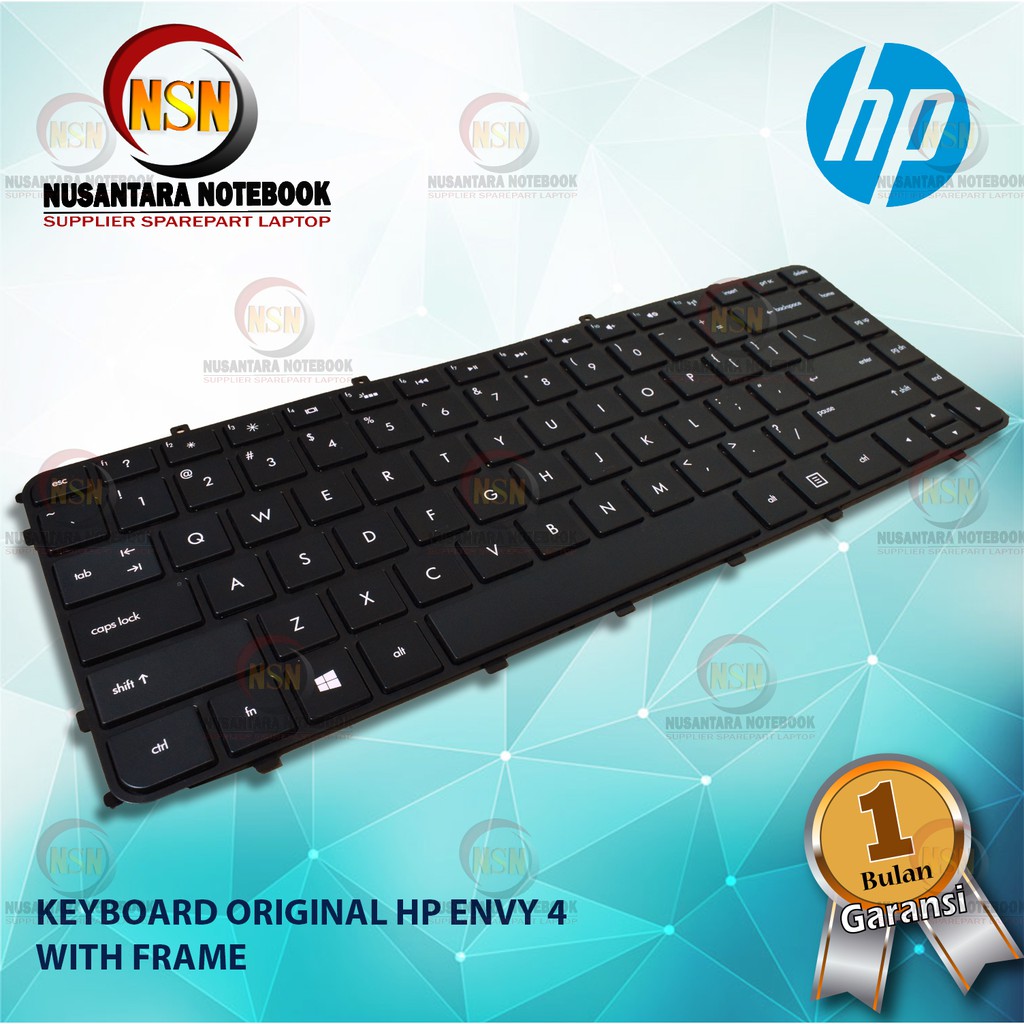 Keyboard Original Laptop HP Envy 4 With Frame