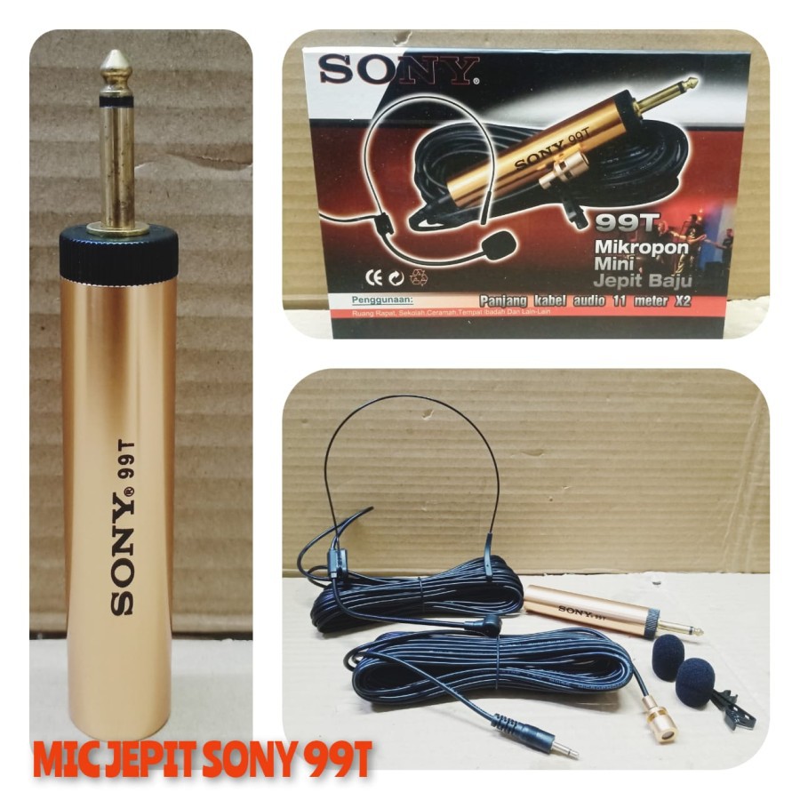 MIC JEPIT HEADSET SONY 99T MIKROPON MINI JEPIT BAJU SONY-99T