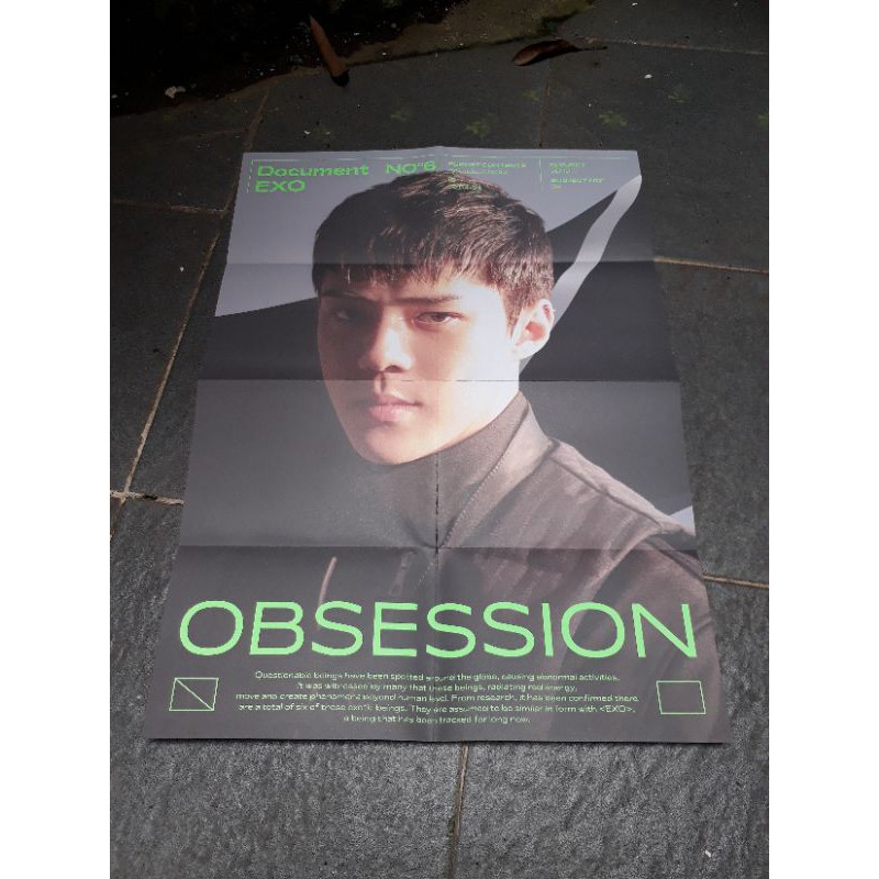 Folder Poster EXO Obsession Chen Sehun