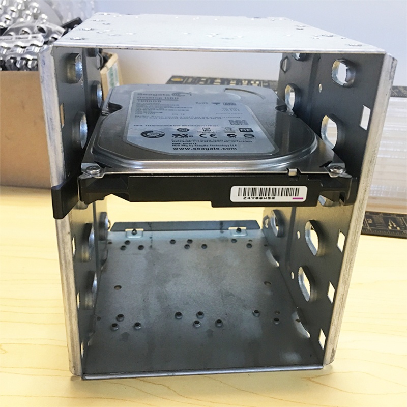 Bt 5pak Chassis Hardisk Mounting Rel Plastik Chassis Hard Drive Rel, Hitam