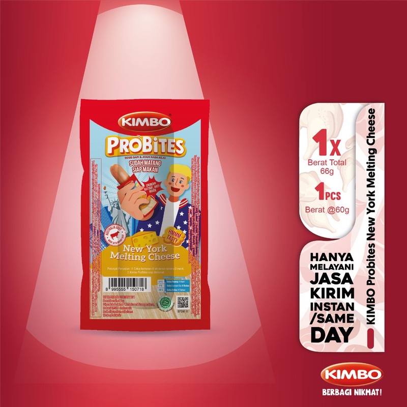 

KIMBO PROBITES NEW YORK MELTING CHEESE