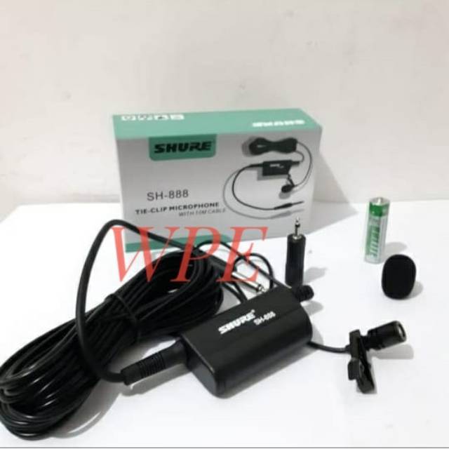 Mic Jepit Kancing Shure SH 888 SH888
