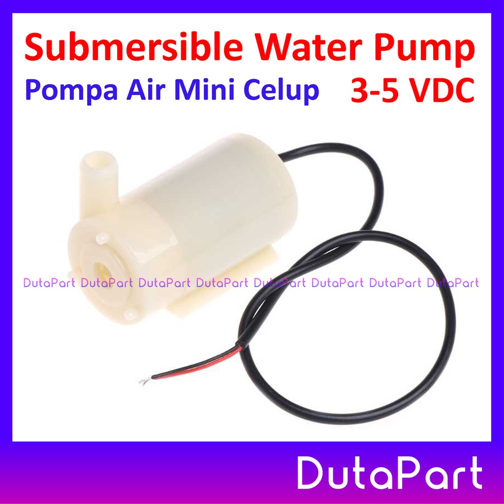 Submersible Water Pump DC 3-5V Pompa Air Celup Mini Micro Water Pump