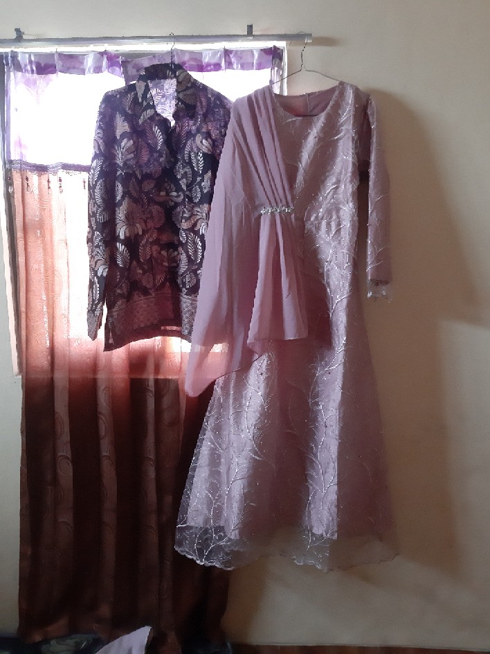( New Arival ) Gamis Batik Couple Putri Melati Eleena