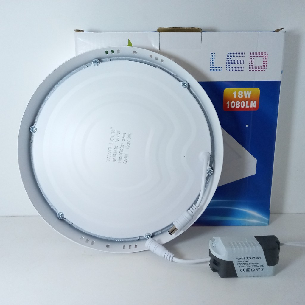 LAMPU DOWNLIGHT LED 18 WATT KUNING OUTBOW LAMPU PANEL LED 18w BULAT OB