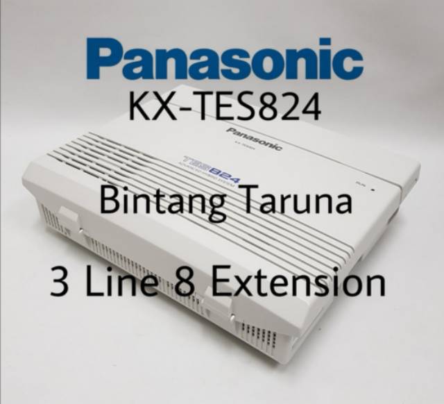 Pabx Panasonic KX-TES824 (Basic 3 Line 8 Ext) Pabx Panasonic TES824