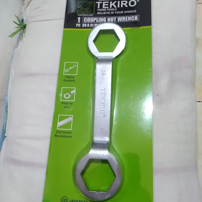 TEKIRO coupling nut wrench 39x41mm kunci blok mesin TEKIRO Coupling Nut Wrench 39 x 41 mm Automatic