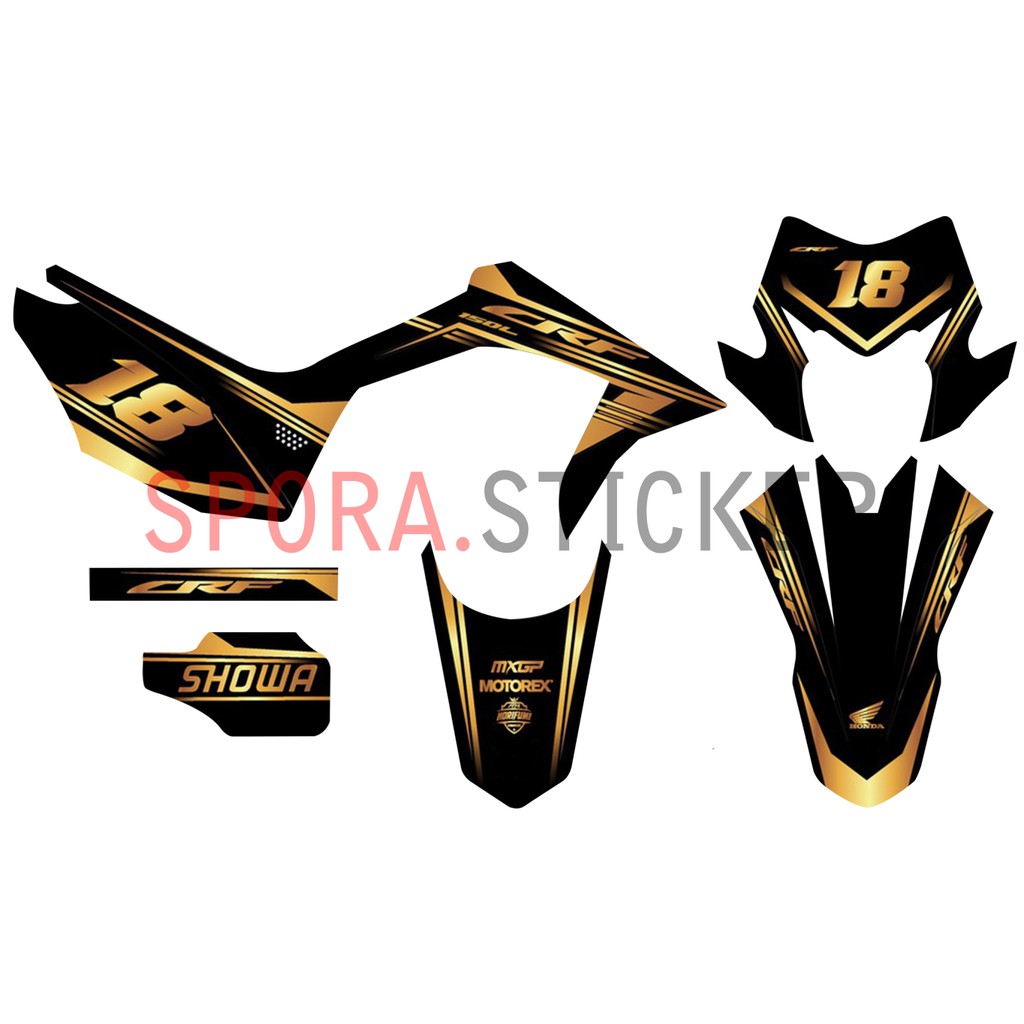 Decal Crf Gold
