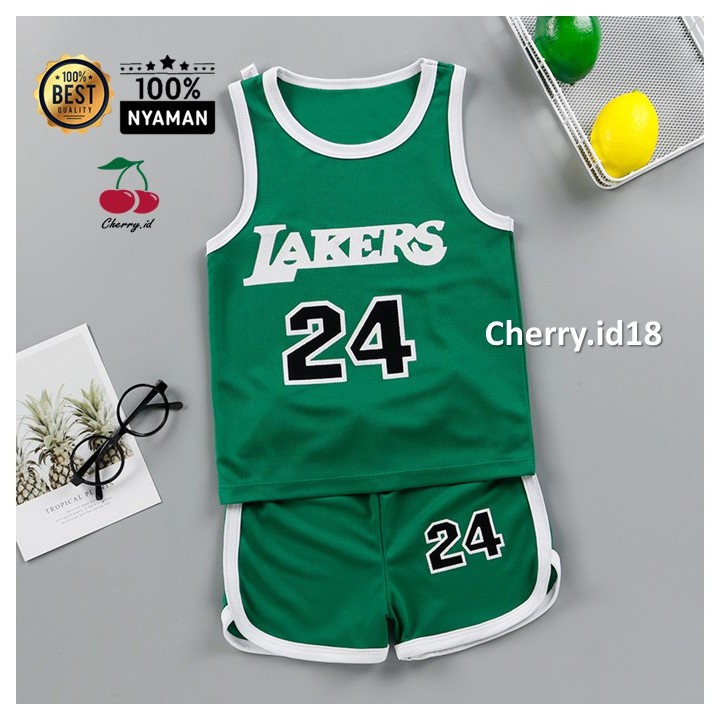 Cherry COD Baju Basket Anak Singlet / Baju Anak Laki Laki / Baju Anak Perempuan  SB02