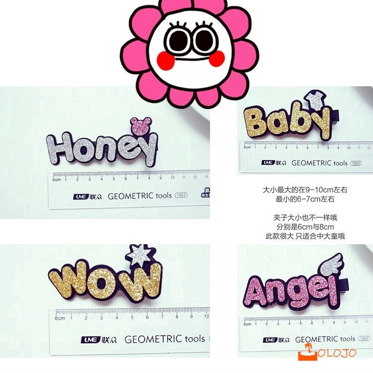 OLOJO  Jepit Rambut Bentuk Pita Lucu Untuk Anak Perempuan