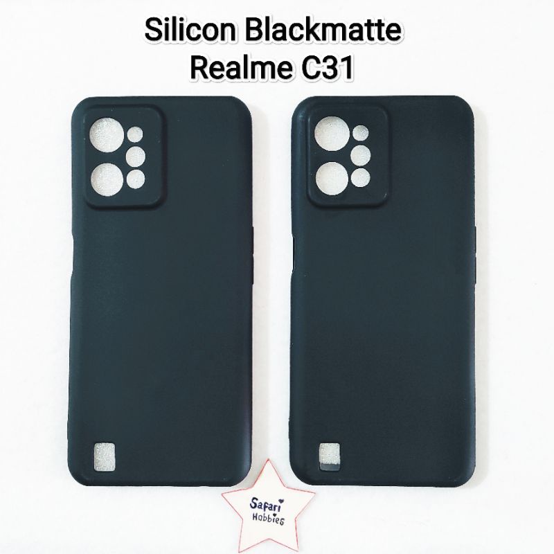 Realme C31 Silicon Blackmatte (COD)