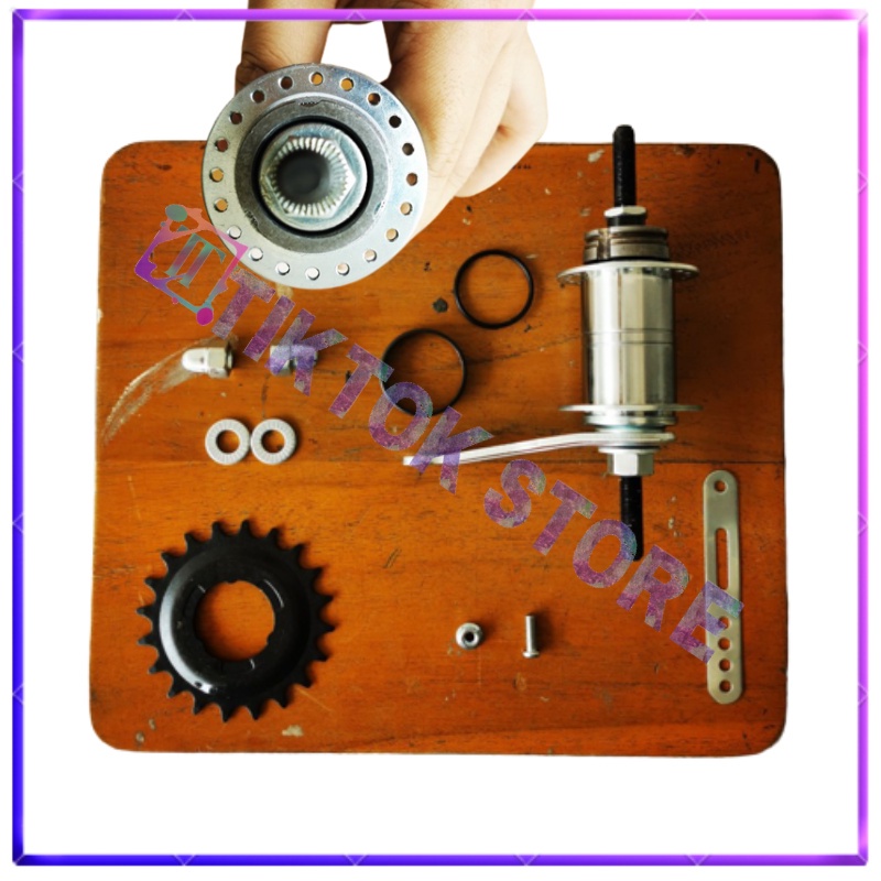 Hub Torpedo Sepeda 40 Hole Complete set