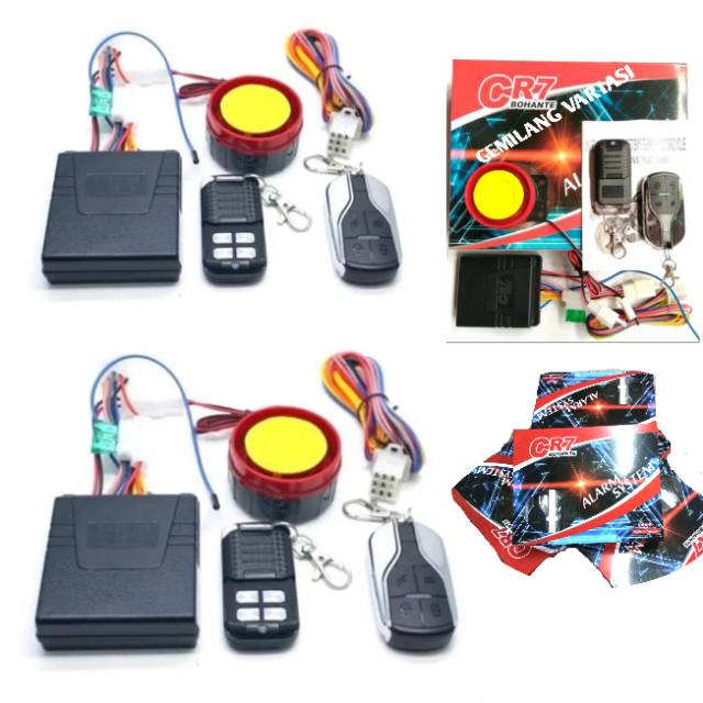 Alaram Remote Motor Cr7 Kunci Gembok Alaram Motor Beat Nmax Vario Aerox Cb150r Cbr150 Satria Fu Dll-1