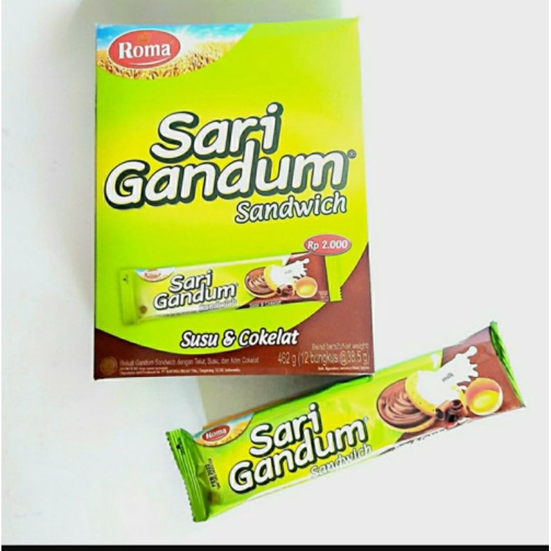 

Roma Sari Gandum Sandwich 1pcs 39gr