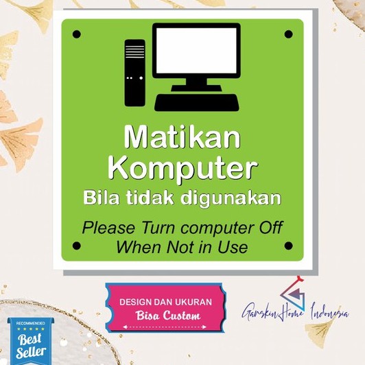 

STIKER HARAP MATIKAN KOMPUTER