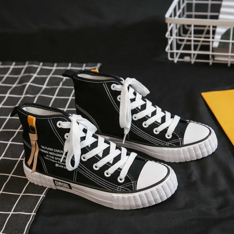 Sepatu Sneakers Kanvas Wanita Import Korea Fashion Mutuoni / Sepatu Kets Korean Style Terbaru