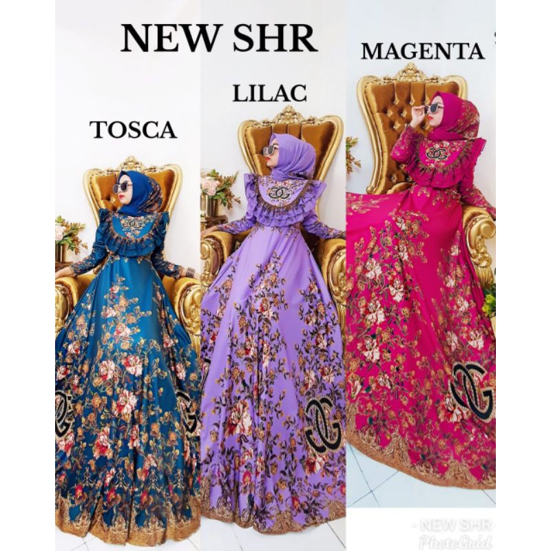 NEW Gamis SHR Ori / Gamis Lebaran Idul Fitri