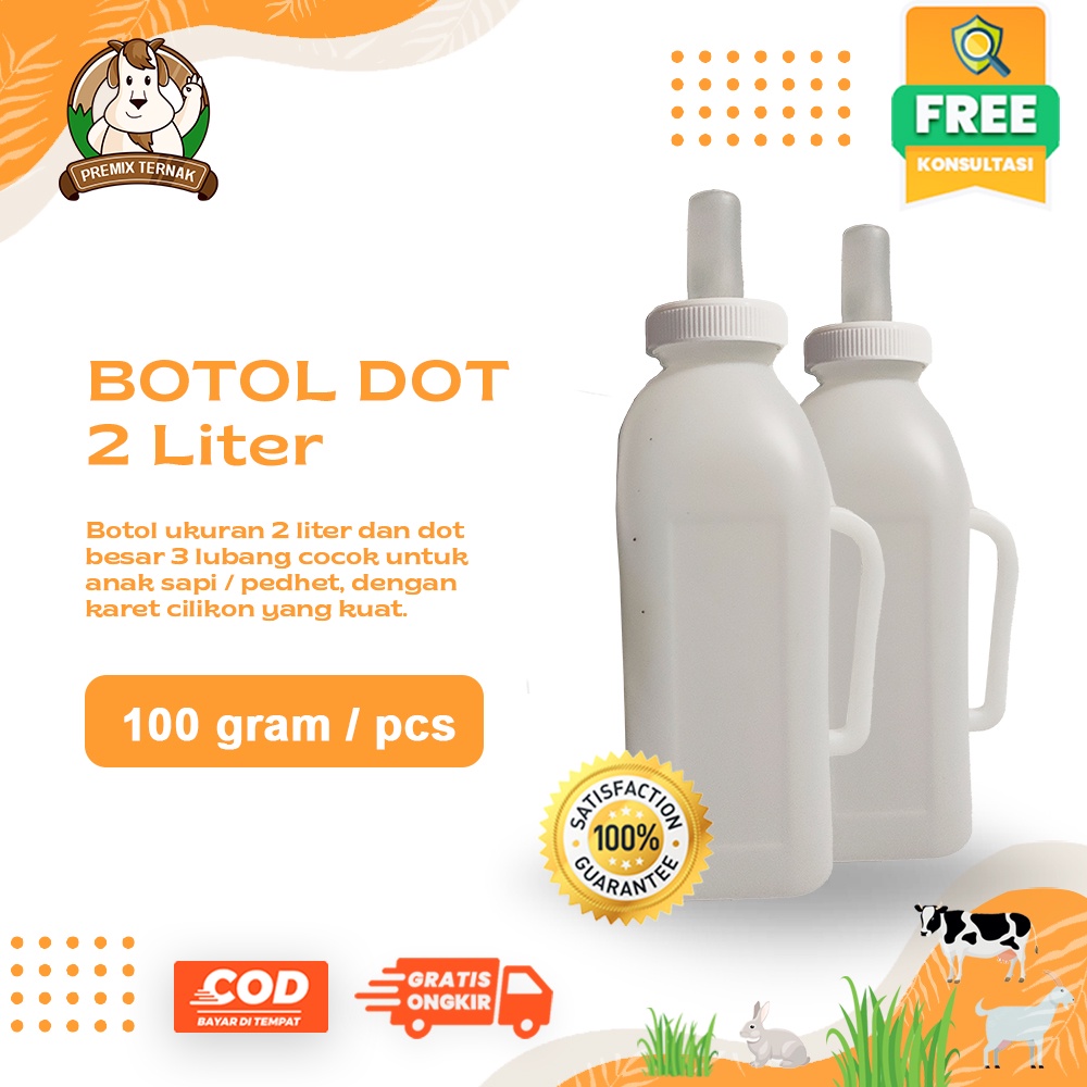 BOTOL DOT SAPI 1 L 2 L &amp; 2,5 LITER - BOTOL DOT PEDET SAPI KERBAU DLL - BOTOL SUSU PEDET