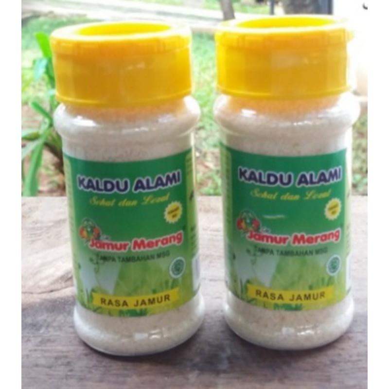 

Kaldu Jamur Merah Alami Non Msg kemasan botol