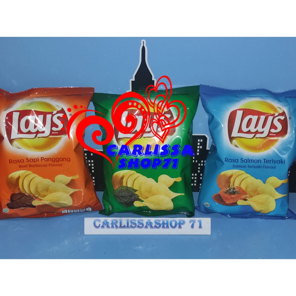 LAYS 68GR RUMPUT LAUT, SAPI PANGGANG, SALMON HARGA TERJANGKAU