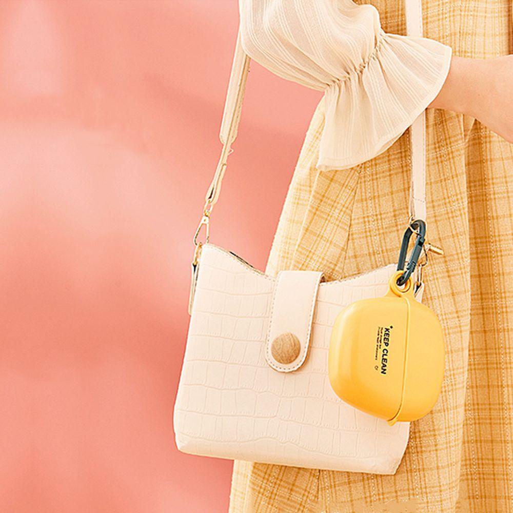 R-FLOWER Kotak Penyimpanan Siswa Kartun Kreatif Holder Tahan Debu Kotak Tahan Lembab