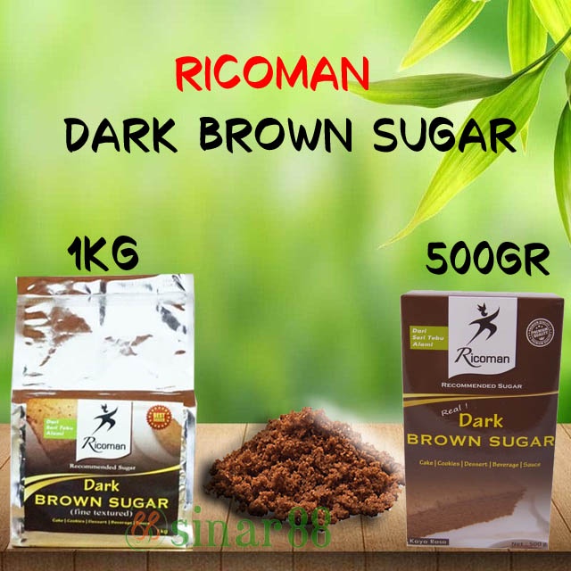 

Ricoman Dark Brown Sugar 1kg